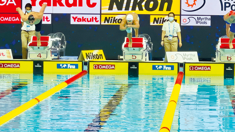 السباحة الإماراتية تنهي بطولة العالم بـ 3 أرقام جديدة للدولة